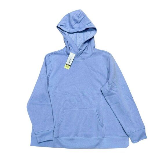 Ideology Sz 1X Hoodie Off-Duty Hooded Fleece Sweatshirt Plus Size Lavender New - Picture 2 of 7